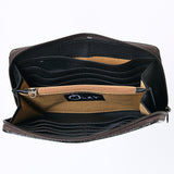 OHLAY WALLET Hand Tooled Genuine Leather women bag western handbag purse