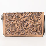 OHLAY WALLET Hand Tooled Genuine Leather women bag western handbag purse