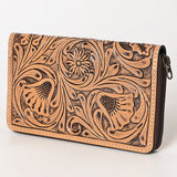 OHLAY WALLET Hand Tooled Genuine Leather women bag western handbag purse