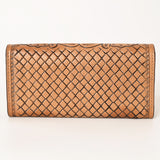 OHLAY WALLET Hand Tooled Genuine Leather women bag western handbag purse