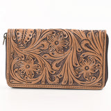OHLAY WALLET Hand Tooled Genuine Leather women bag western handbag purse