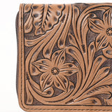 OHLAY WALLET Hand Tooled Genuine Leather women bag western handbag purse