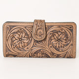 OHLAY WALLET Hand Tooled Genuine Leather women bag western handbag purse