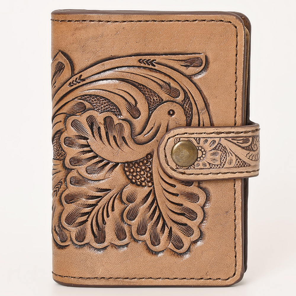 OHLAY WALLET Hand Tooled Genuine Leather women bag western handbag purse