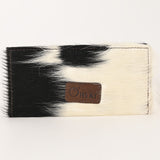 OHLAY WALLET Hand Tooled Hair-on Genuine Leather women bag western handbag purse
