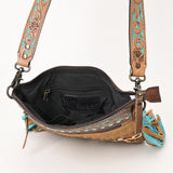 Ohlay Bags KBG177 CROSS BODY Hand Tooled Embossed Hair-on Genuine Leather women bag western handbag purse