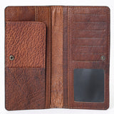 OHLAY WALLET Hand Tooled Genuine Leather women bag western handbag purse