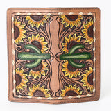 OHLAY WALLET Hand Tooled Genuine Leather women bag western handbag purse