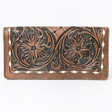 OHLAY WALLET Hand Tooled Genuine Leather women bag western handbag purse