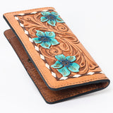 OHLAY WALLET Hand Tooled Genuine Leather women bag western handbag purse