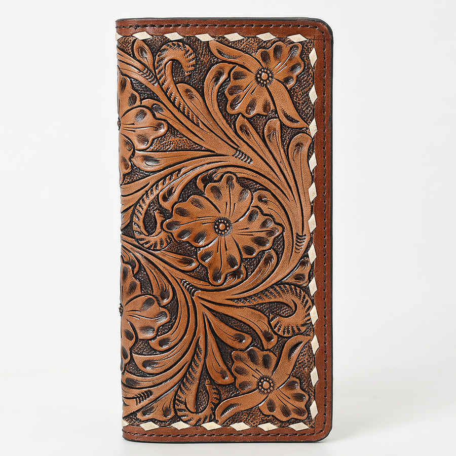 OHLAY Wallet Hand Tooled Genuine Leather Women Bag Western Handbag Purse | Womens Handbags |Leather Belt for Summer