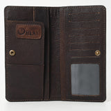 OHLAY WALLET Hand Tooled Genuine Leather women bag western handbag purse