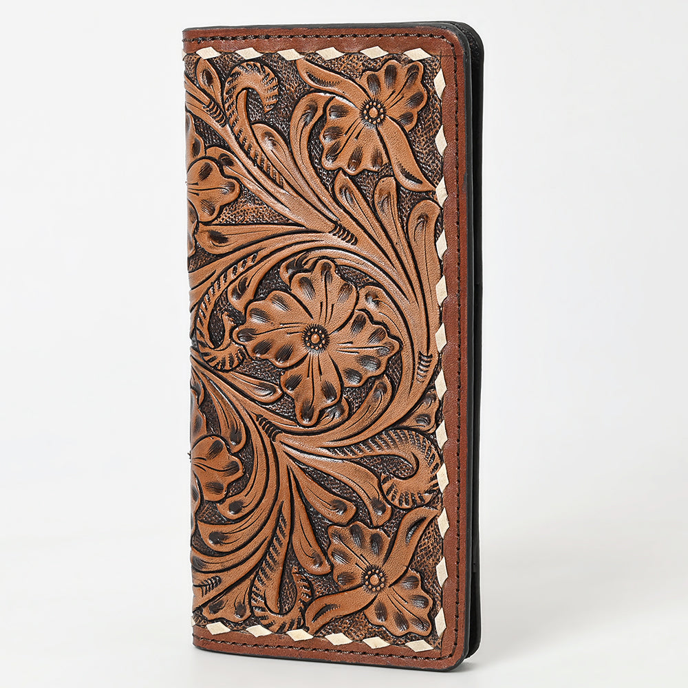 OHLAY WALLET Hand Tooled Genuine Leather women bag western handbag purse