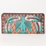OHLAY WALLET Hand Tooled Genuine Leather women bag western handbag purse