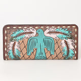 OHLAY WALLET Hand Tooled Genuine Leather women bag western handbag purse