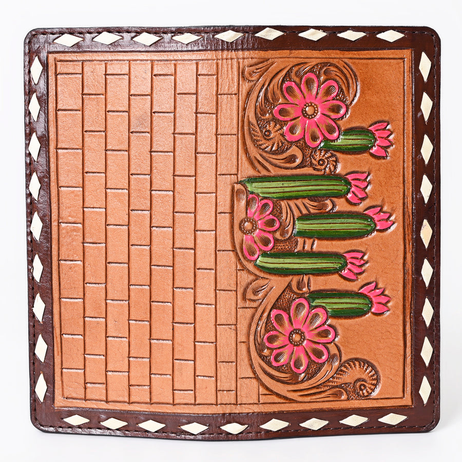 OHLAY Wallet Hand Tooled Genuine Leather Women Bag Western Handbag Purse | Womens Handbags |Leather Belt for Summer