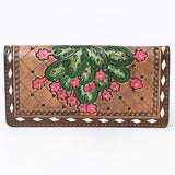 OHLAY WALLET Hand Tooled Genuine Leather women bag western handbag purse