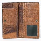 OHLAY WALLET Hand Tooled Genuine Leather women bag western handbag purse