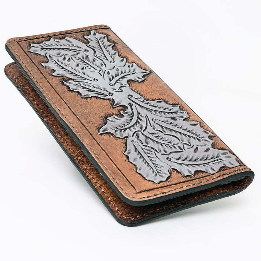OHLAY Wallet Hand Tooled Genuine Leather Women Bag Western Handbag Purse | Womens Handbags |Leather Belt for Summer