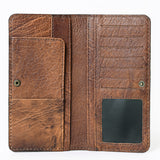 OHLAY WALLET Hand Tooled Genuine Leather women bag western handbag purse