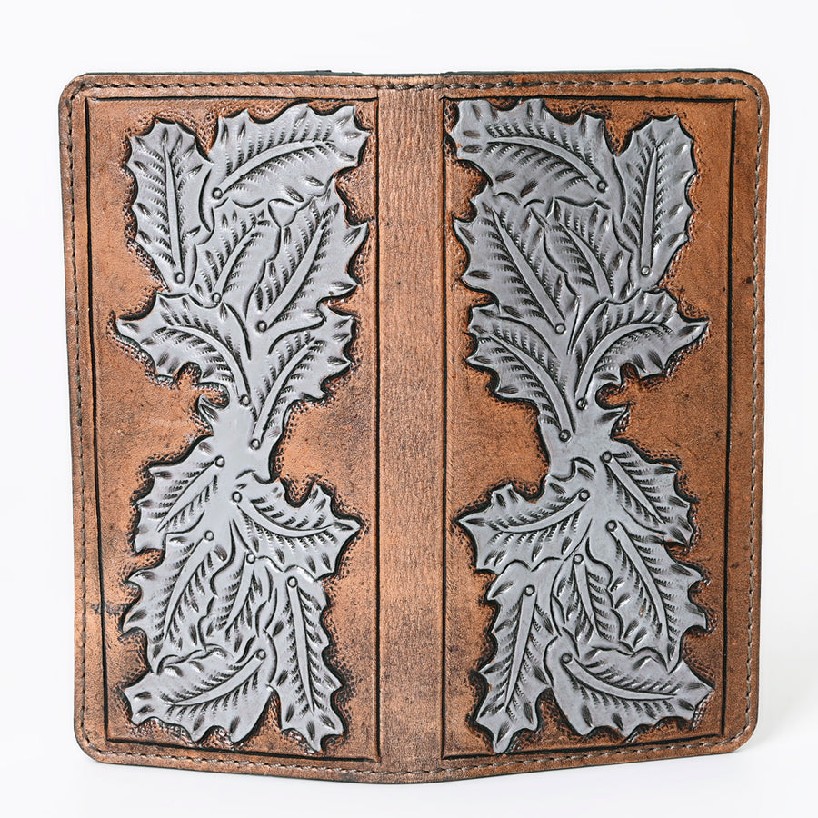 OHLAY Wallet Hand Tooled Genuine Leather Women Bag Western Handbag Purse | Womens Handbags |Leather Belt for Summer