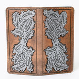 OHLAY WALLET Hand Tooled Genuine Leather women bag western handbag purse
