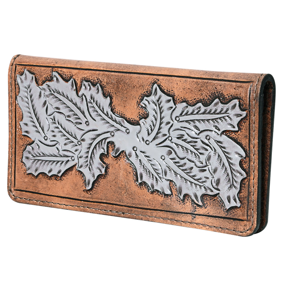 OHLAY WALLET Hand Tooled Genuine Leather women bag western handbag purse