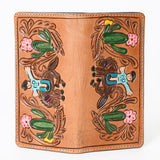 OHLAY WALLET Hand Tooled Genuine Leather women bag western handbag purse