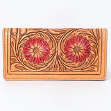 OHLAY WALLET Hand Tooled Genuine Leather women bag western handbag purse