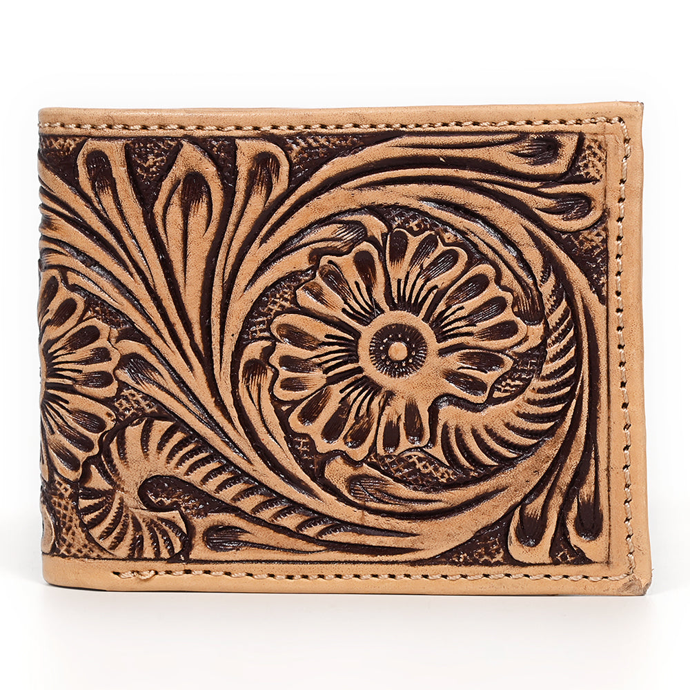 OHLAY WALLET Hand Tooled Genuine Leather women bag western handbag purse
