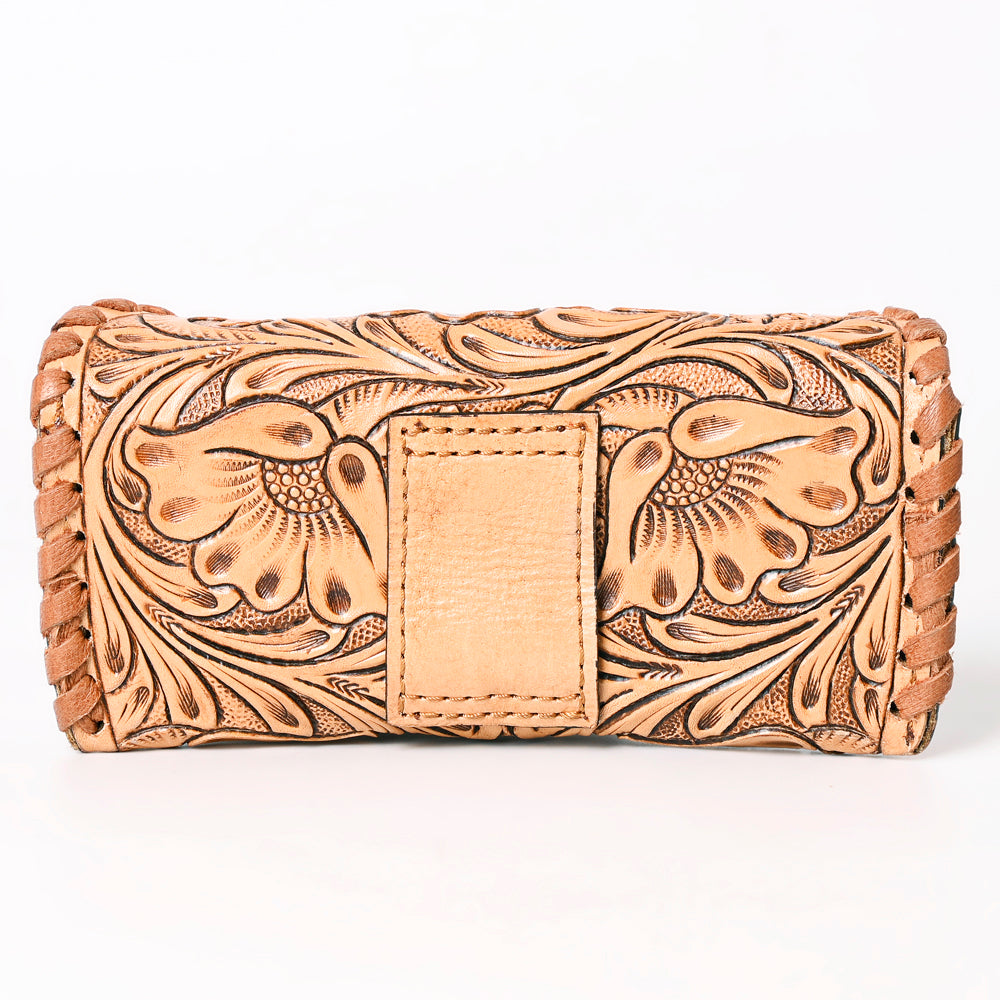 American Darling Sunglass Case Hand Tooled Genuine Leather Women Bag Western Handbag Purse