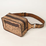 ADBG1208 American Darling Hand Tooled Genuine Leather Women Bag Western Handbag Purse