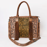American Darling Briefcase Hand Tooled Saddle Blanket Genuine Leather women bag western handbag purse