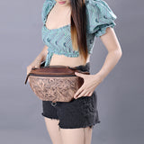 ADBG1211 American Darling Hand Tooled Genuine Leather Women Bag Western Handbag Purse