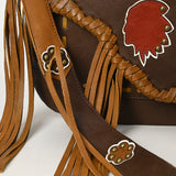 American Darling Crossbody Hair On Genuine Leather Women Bag Western Handbag Purse