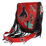 American Darling Messenger Hand Tooled Genuine Leather Western Women Bag Handbag Purse | Cute