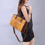 ADBG1215 American Darling Hair On Genuine Leather Women Bag Western Handbag Purse