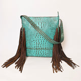 ADBG1216 American Darling Crocodile Embossed Genuine Leather Women Bag Western Handbag Purse