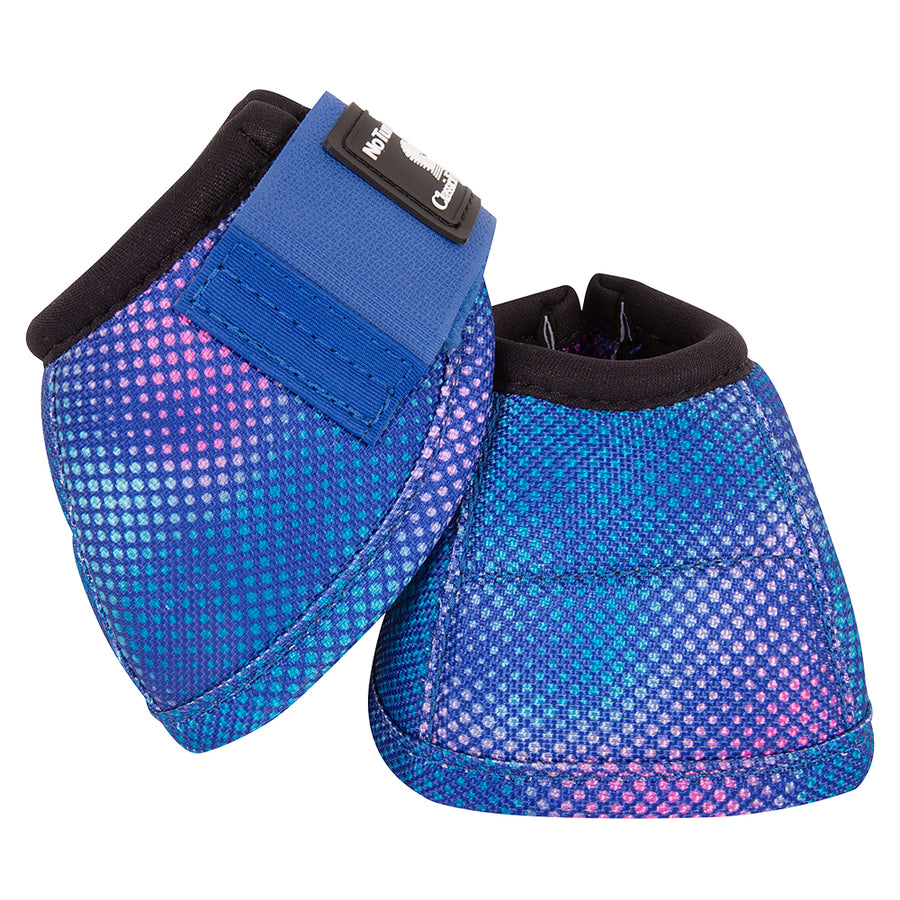 Classic Equine H. No Turn Leg Bell Boots Pair Medium Aurora by Hilason – Cowboy and equestrian accessories