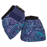 Classic Equine Horse No Turn Leg Bell Boots Pair Nova