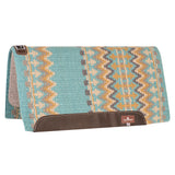 32 In X 34 In Classic Equine 100% Classic Wool Saddle Pad Turquoise