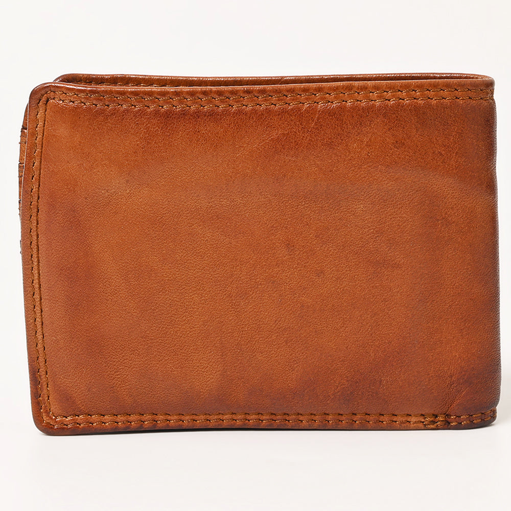 Spaghetti Western Swc463Cg Wallet Vintage Handmade Drum Dyed Genuine European Cowhide Leather Women Bag Western Handbag Purse