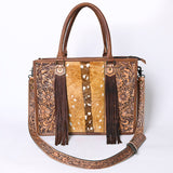 American Darling Briefcase Hand Tooled Saddle Blanket Genuine Leather women bag western handbag purse