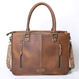 American Darling Briefcase Hand Tooled Saddle Blanket Genuine Leather women bag western handbag purse