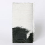 OHLAY KBG225 Coin Purse Hand Tooled Hair-On Genuine Leather women bag western handbag purse