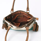 OHLAY KBG226 TOTE Embossed Hair-on Genuine Leather women bag western handbag purse