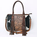OHLAY KBG235 TOTE Hand Tooled Hair-on Genuine Leather women bag western handbag purse