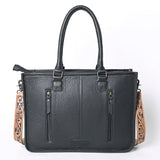 OHLAY KBG245 TOTE Hand Tooled Hair-on Genuine Leather women bag western handbag purse