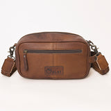 OHLAY TOILETRY Hair-on Genuine Leather women bag western handbag purse