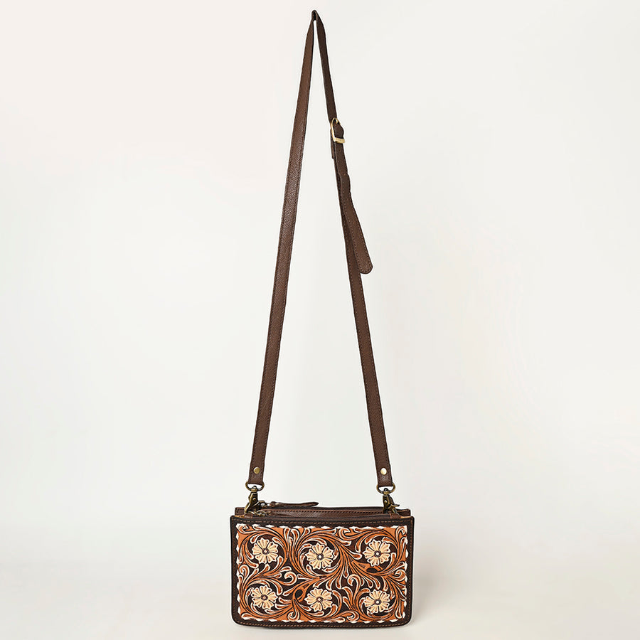 American Darling Crossbody Hand Tooled Genuine Western Leather Women Bag | Handbag Purse for Cute
